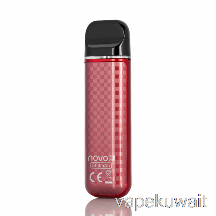 نظام سموك نوفو 3 25 واط، نظام جراب Vape من ألياف الكربون الأحمر